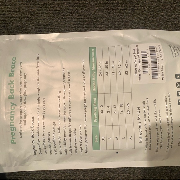 Pregnancy back braces - Picture 1 of 2